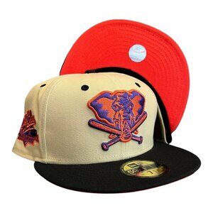 New Era Oakland A's Athletics 59FIFTY Fitted Hat Cap 89 WS Battle Of The Bay